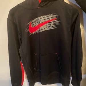 Red and Black Nike Hoodie